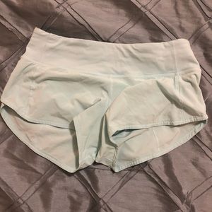 Blue speed up shorts